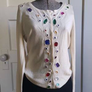 VTG 🌈 Jeweled Cardigan